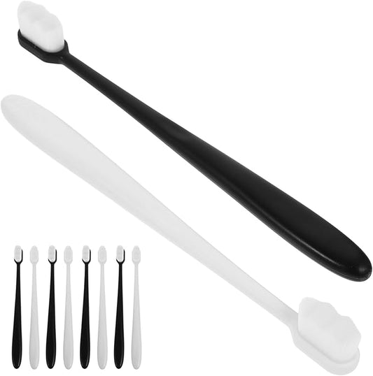 10Pcs Soft Bristle Adult Toothbrushes for Sensitive Gums Lightweight Portable Design with Suppleness for Pregnant Women and Household Teeth Cleaning