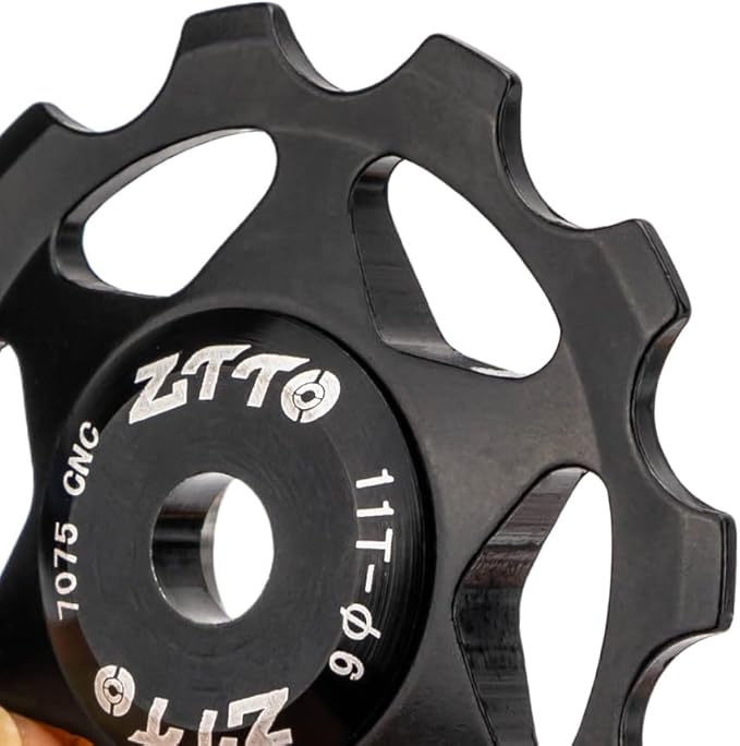 ZTTO Guide Pulley Bike Rear Derailleur Pulley Wheels, Colorful Aluminum Alloy 11T 13T CNC Road Bike Guide Roller Bicycle Derailleur 4mm 5mm 6mm for MTB, Road Bike-StrideForce Fitness