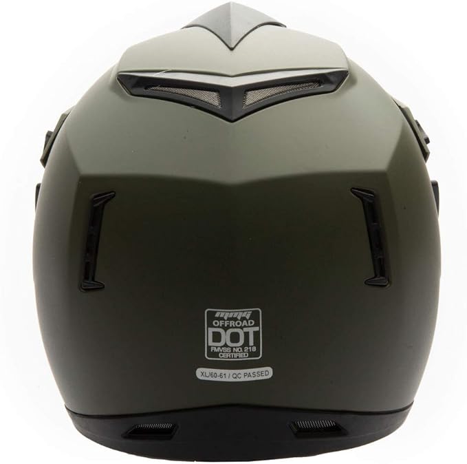 MMG Adult Motorcycle Off Road Helmet DOT - MX ATV Dirt Bike Motocross UTV - with Goggles-StrideForce Fitness