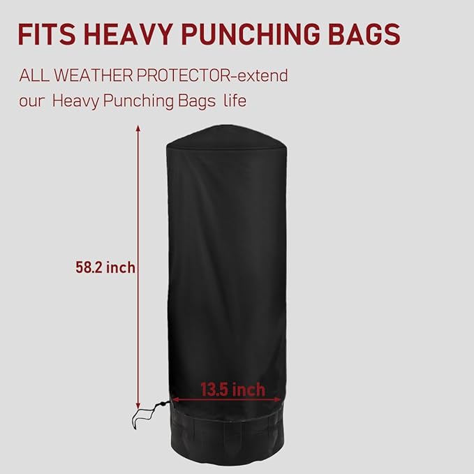 Freestanding Punching Bag Cover Outdoor Waterproof Protective Cover for Boxing Bag-StrideForce Fitness