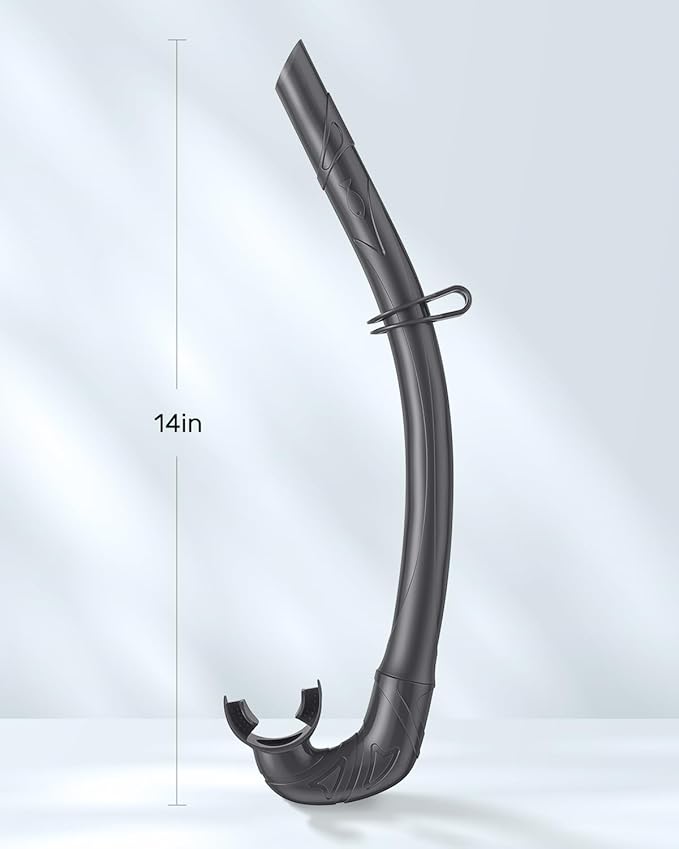 W WSTOO Adults Diving Snorkel Breathing Tube Silicone Flexible Foldable Snorkel Anti-Drop for Freediving Swim Training,Diving and Scuba Diving,Easy to Carry for Travel-StrideForce Fitness