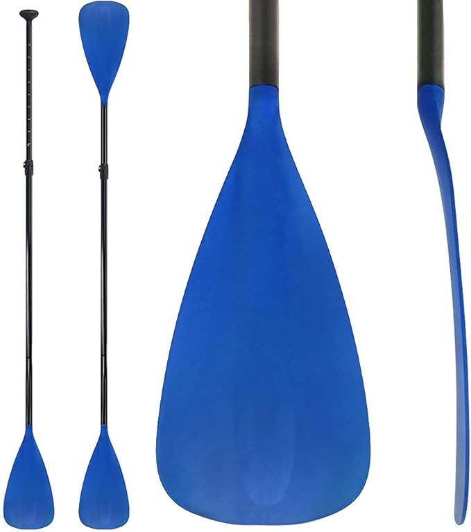 LBW SUP Paddle Board Paddle Stand up Paddleboard Paddles - 3-Piece or 4-Piece Floating Alloy Portable SUP Kayak Paddle Adjustable 2-Sided Paddle-StrideForce Fitness