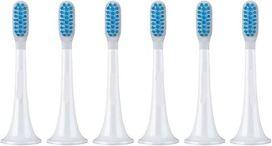 3/6PCS Compatibility for Xiaomi Mijia T300 T500 Sonic Electric Toothbrush Head Teethbrush Replacement Heads(6PCS Sensitive Heads)