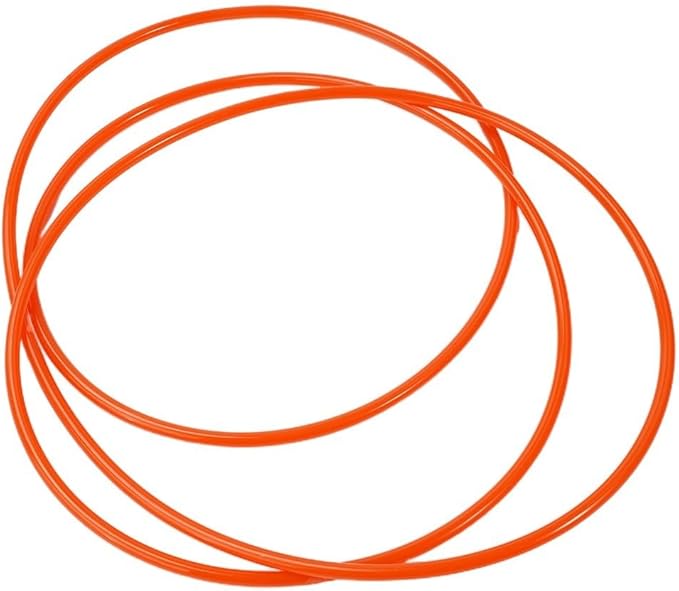 Bicycle Roller Drive Replacement Belt, Bicycle Roller Riding Table Drive Cord for BikeTrainer Roller 5mm X 185cm(Red)-StrideForce Fitness