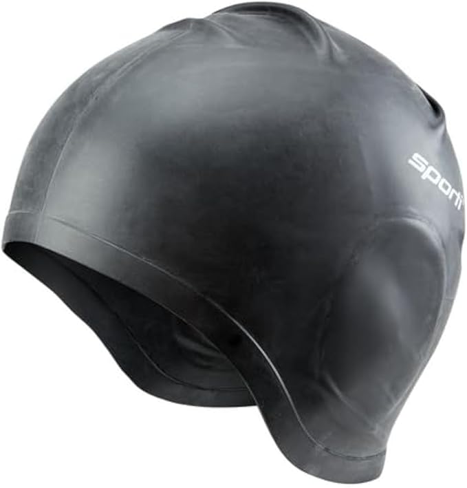 Sporti Silicone Ear Swim Cap-StrideForce Fitness
