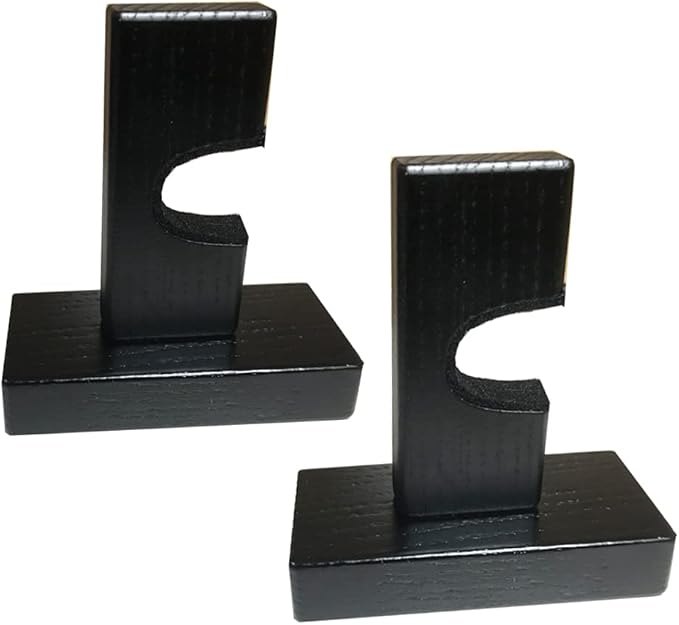 2Pieces Hockey Stick Display Wall Mount - Horizontal Wood Hanger Rack - Bracket-StrideForce Fitness