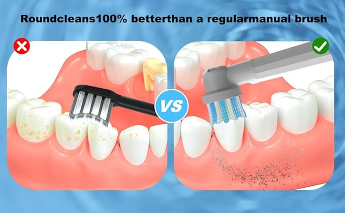 Replacement Heads Compatible with Oral B Braun Electric Toothbrush, 16 Pcs Professional Replacement Heads for Oral B Toothbrush, Brush Heads for Oral B Pro 1000/1500/7500/3000/7000/8000/500