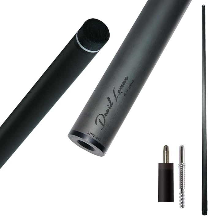 29.13" /Radial Wavy 3/8-10 3/8-11 3/8-14 Uni-Loc 5/16-18 Carbon Pool Cue Single Shaft, Low Deflection Technology, Ultra-Smooth, pro Taper, Easy to Control-StrideForce Fitness