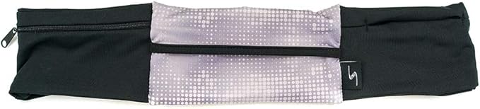 3 Pocket Adjustable Running Belt Waist Pack, Fanny Pack For Working Out With Sweat Resistant Backing, Holds All iPhone Models-StrideForce Fitness