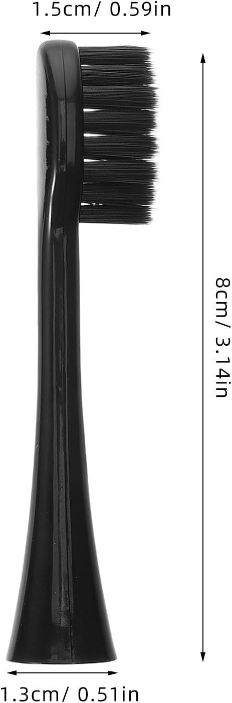 NOLITOY 3Pcs Soft Bristle Electric Toothbrush Replacement Heads Compatible for Adults, Nylon Brush Heads for Sensitive Teeth, Oral Care Accessories for Daily Use