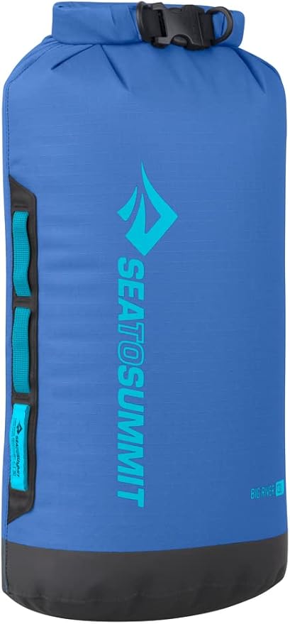 Sea to Summit Big River Dry Bag, Heavy-Duty Dry Storage, 13 Liter, Surf Blue-StrideForce Fitness