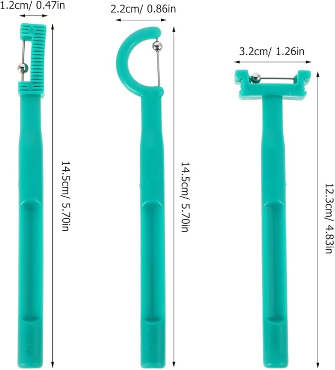 3pcs Boy Girl Tongue Trainer Oral Muscle Training Set Green Tongue Tip Exercise Tools for Speech Clarity and Rehabilitation for Home School Use