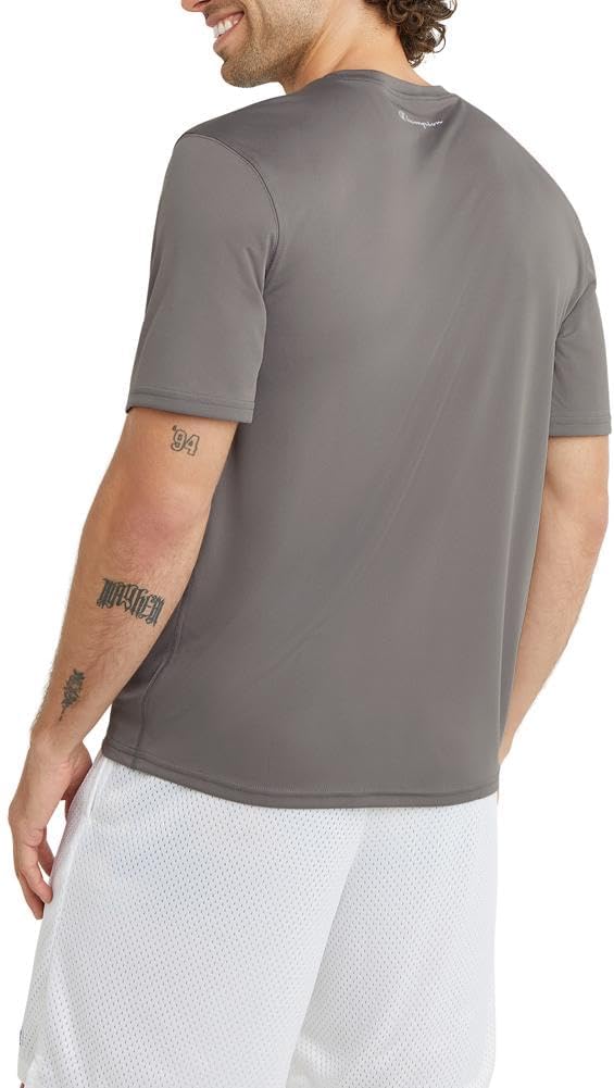 Champion Men's T-shirt, Sport Tee, Moisture Wicking, Anti Odor, Athletic T-shirt for Men (Reg. Or Big & Tall)-StrideForce Fitness