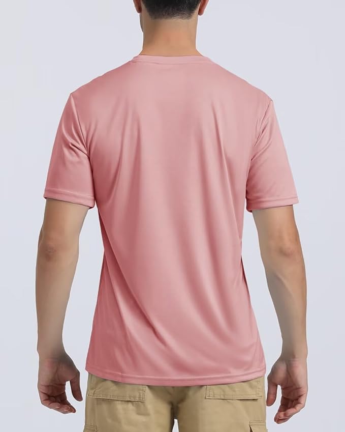 Boladeci Men's Swim Shirt Short Sleeve UPF 50+ Sun Protection SPF UV Moisture Wicking Lightweight Quick Dry Rash Guard-StrideForce Fitness