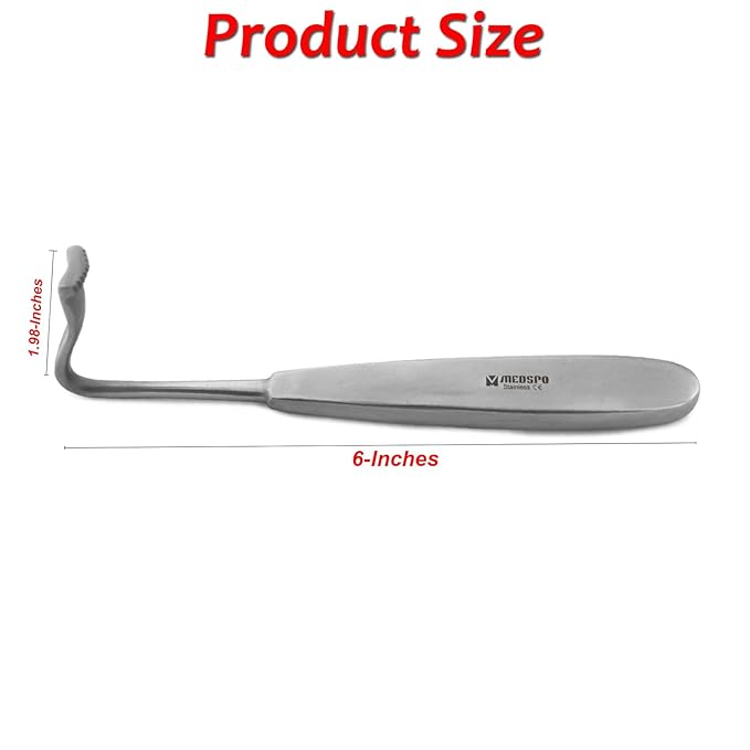 MEDSPO Professional Dental Cheek Lip Tongue Retractors | Examination Surgical Veterinary | Instruments Tools (Bowdler Henry Retractor)