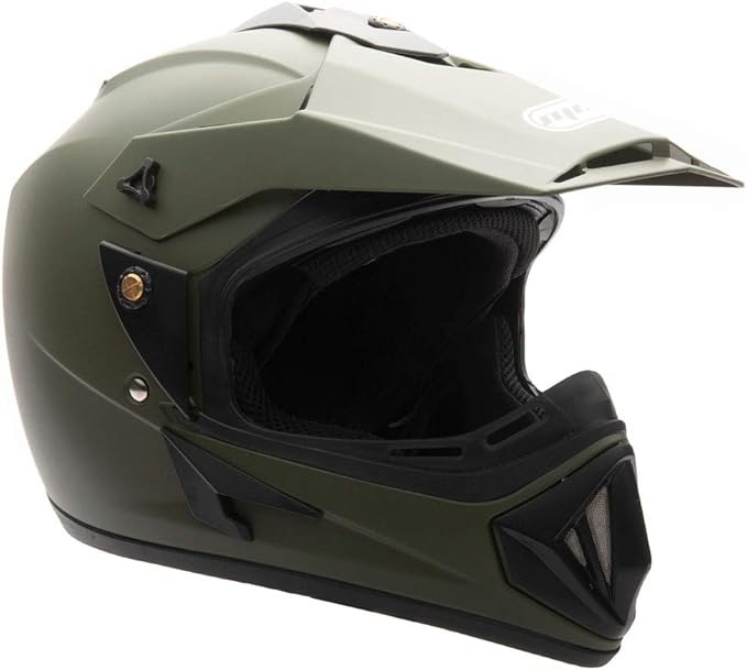 MMG Adult Motorcycle Off Road Helmet DOT - MX ATV Dirt Bike Motocross UTV - with Goggles-StrideForce Fitness
