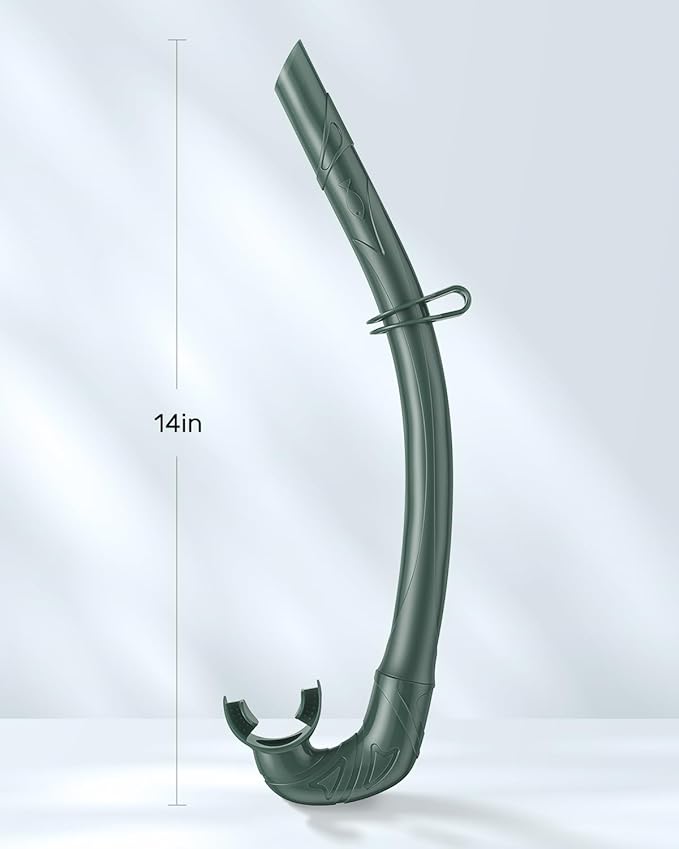 W WSTOO Adults Diving Snorkel Breathing Tube Silicone Flexible Foldable Snorkel Anti-Drop for Freediving Swim Training,Diving and Scuba Diving,Easy to Carry for Travel-StrideForce Fitness