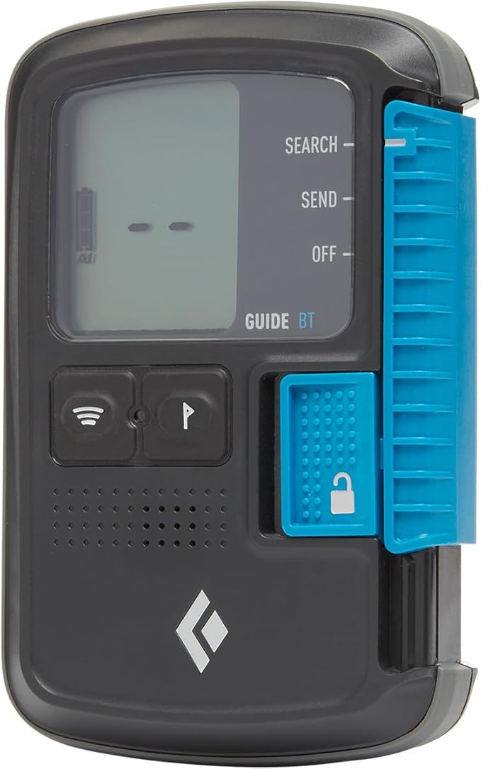 Black Diamond BD Guide Bluetooth Avalanche Beacon Transceiver for Ski, Snowboard, Sled, Backcountry, Mountaineering-StrideForce Fitness