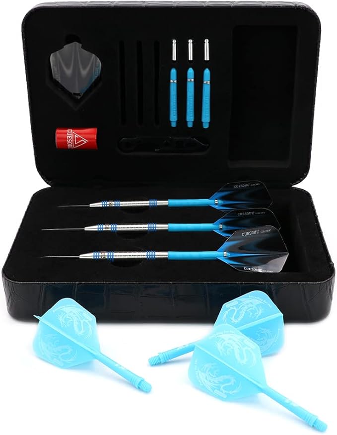 CUESOUL Professional Tungsten Steel Tip Dart Set 85% Tungsten 22g/24g/26g-Glory Series-StrideForce Fitness