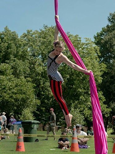 DASKING Aerial Silks Starter Kit - Durable 11Yards of Aerial Yoga Hammock with Hardware, Aerial Swing for Acrobatic Flying Yoga & All Levels (Aerial Rigging Point Up to 14ft)-StrideForce Fitness