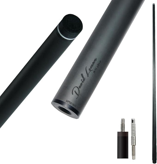 29.13" /Radial Wavy 3/8-10 3/8-11 3/8-14 Uni-Loc 5/16-18 Carbon Pool Cue Single Shaft, Low Deflection Technology, Ultra-Smooth, pro Taper, Easy to Control-StrideForce Fitness