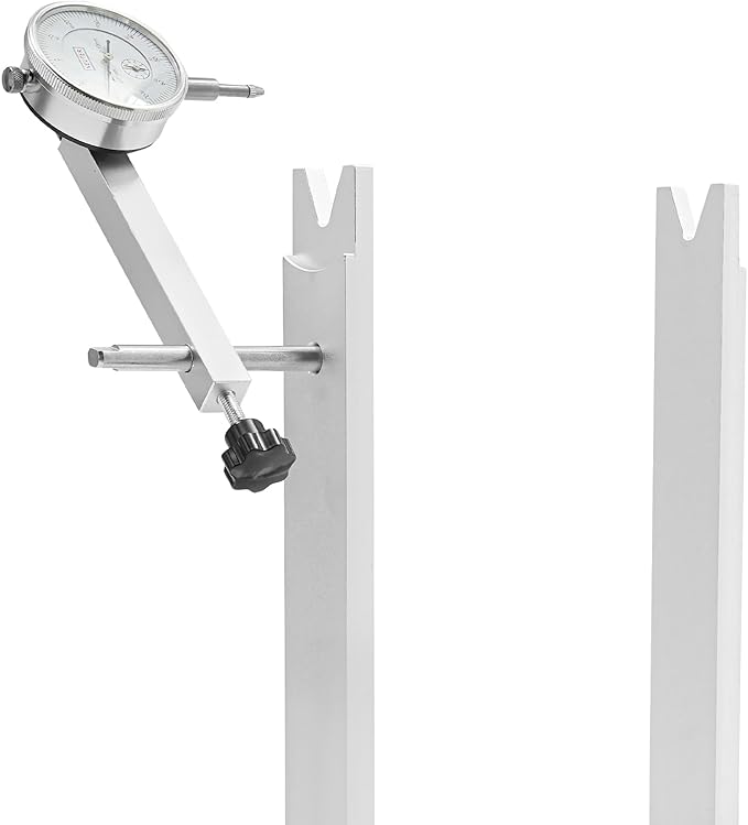 Bicycle Wheel Truing Stand, Professional Bike Wheel Repair Bracket with 3 Guages for 10-29 inch Wheels, Adjustable Rim Width-StrideForce Fitness