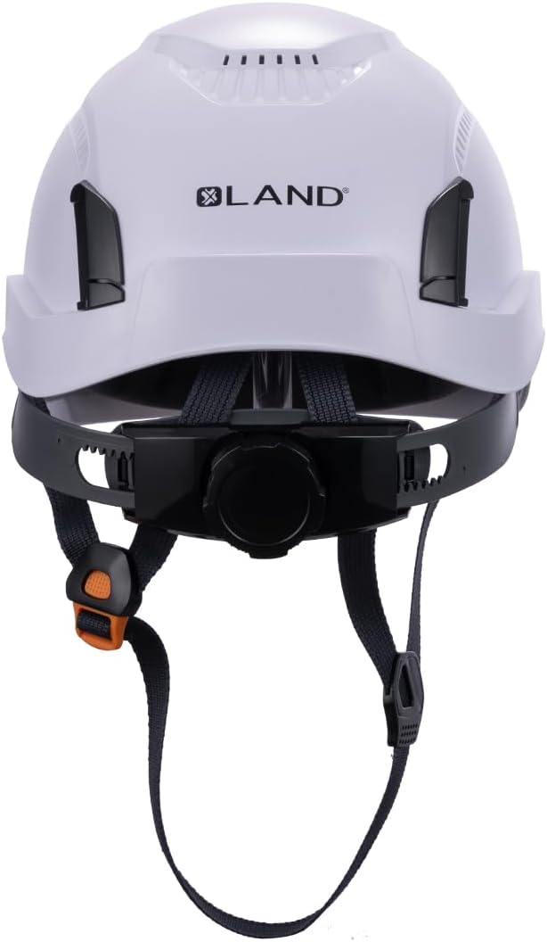 Land Helmets EcoPro Safety Helmet - ANSI/ISEA Z89.1-201 Type 1 Class C Vented - OSHA Approved - Lightweight Helmet with 6 Pt Suspension for Arborist, Industrial & Fall Protection-StrideForce Fitness