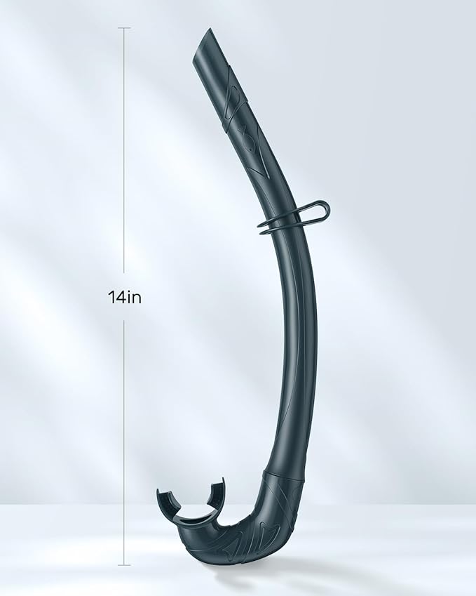 W WSTOO Adults Diving Snorkel Breathing Tube Silicone Flexible Foldable Snorkel Anti-Drop for Freediving Swim Training,Diving and Scuba Diving,Easy to Carry for Travel-StrideForce Fitness