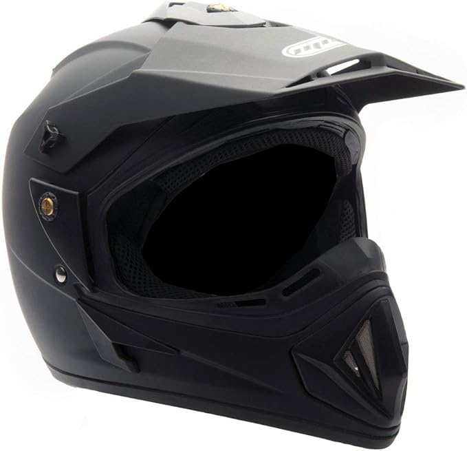 MMG Adult Motorcycle Off Road Helmet DOT - MX ATV Dirt Bike Motocross UTV - with Goggles-StrideForce Fitness
