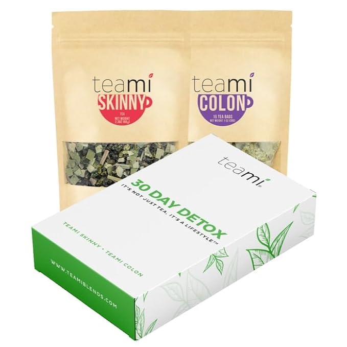 Teami® 30-Day Detox Tea Pack: All-Natural Teatox Kit with Teami Skinny & Colon Cleanse Loose Leaf Herbal Teas (Lemon)-StrideForce Fitness