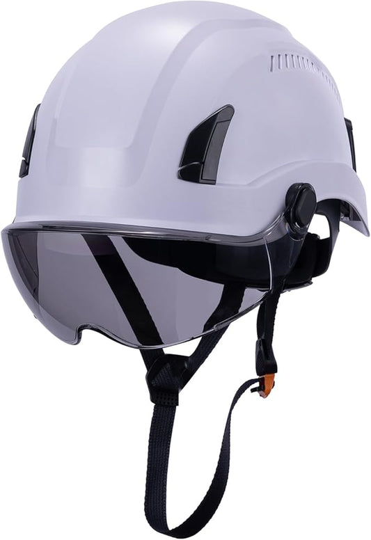 Land Helmets EcoPro Safety Helmet - ANSI/ISEA Z89.1-201 Type 1 Class C Vented - OSHA Approved - Lightweight Helmet with 6 Pt Suspension for Arborist, Industrial & Fall Protection-StrideForce Fitness