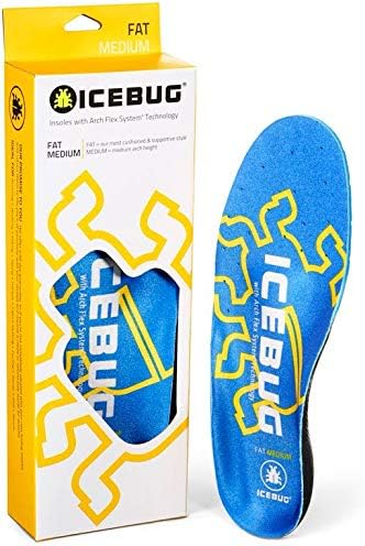 Icebug SLIM Low Cushion Support Insole with Arch Flex Technology-StrideForce Fitness