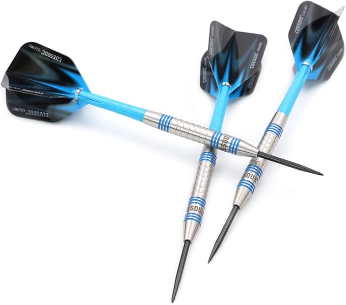 CUESOUL Professional Tungsten Steel Tip Dart Set 85% Tungsten 22g/24g/26g-Glory Series-StrideForce Fitness