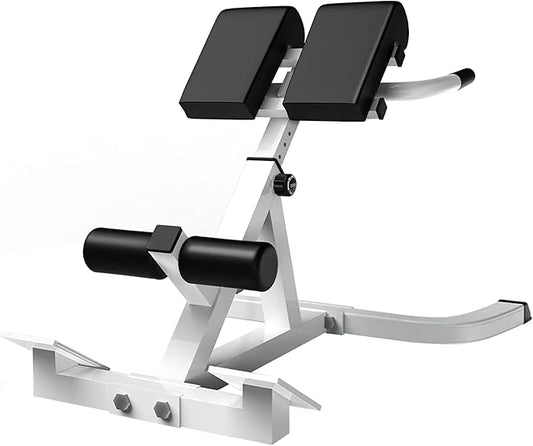 Roman Chair,Back Extension Bench,Multi Functional Ab Bench, Hyperextension Bench Abdominal Exercise, Leg Strength Trainer Home Men Women Full Body-StrideForce Fitness