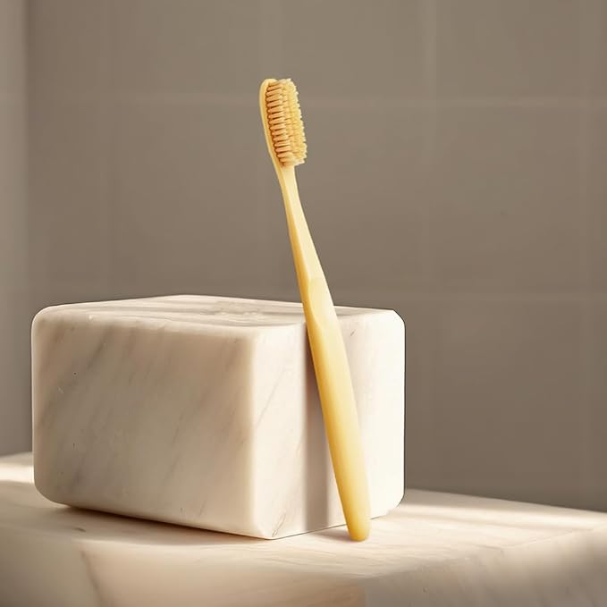 WANGTA Mini Gold – Extra Soft Large Toothbrush – 1.4 inch (3.5 cm) Head | 3,200 Ultra-Fine Bristles for Sensitive Gums | Premium Korean Toothbrush (10 Pack)