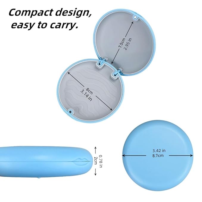 100PCS Aligner and Retainer Case without Mirror, Custom Personalized Logo Orthodontic Mouth Guard Case Customized with Any Image Logo and Text for Gift Business Logo