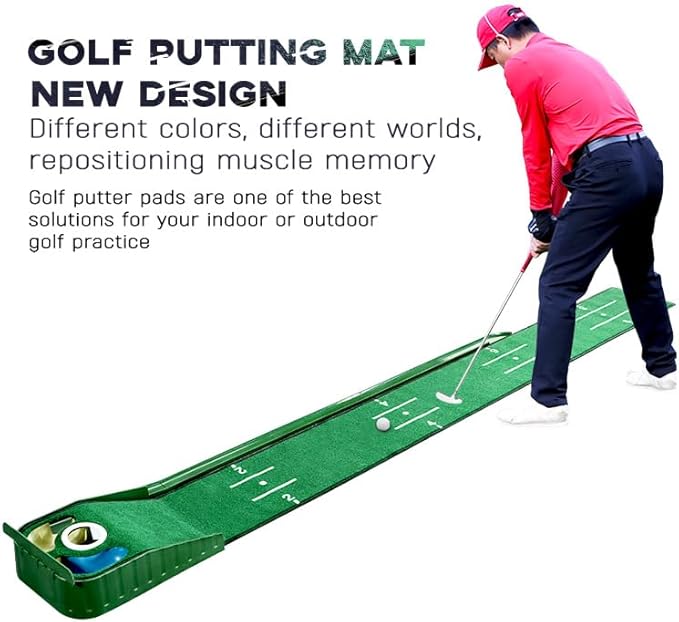 Golf Putting Mat for Various Skill Levels-StrideForce Fitness