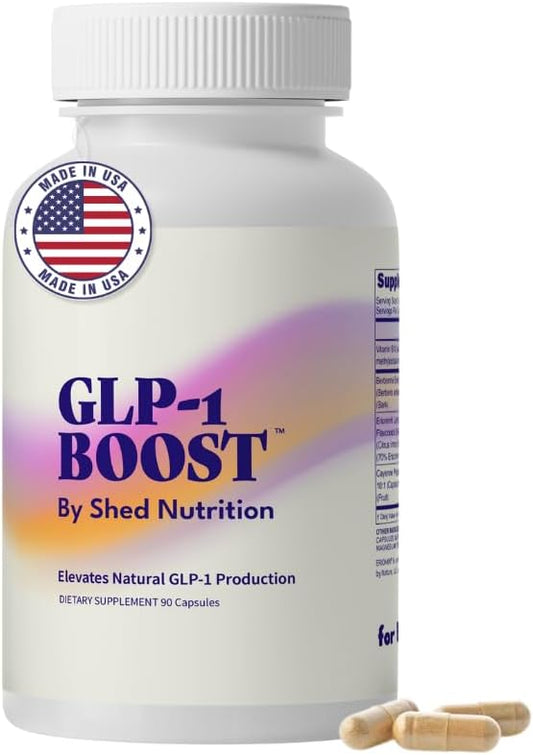 GLP-1 Boost Supplement for Women and Men – Hunger & Metabolism Support with Eriomin, Berberine & Capsaicin – Expert-Formulated to Support GLP1 Naturally – 1 Capsule Before Meals (90 Capsules)-StrideForce Fitness