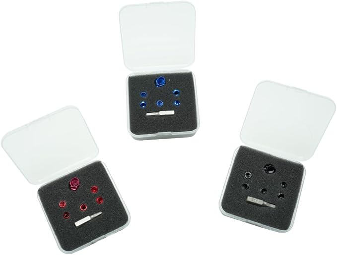 Linkboy Archery 37/45 Degree Hooded Peep Sight Compound Bow Peep Sight Inner Core 6X/8X Clarifier Aperture Lens Kits for Hunting-StrideForce Fitness