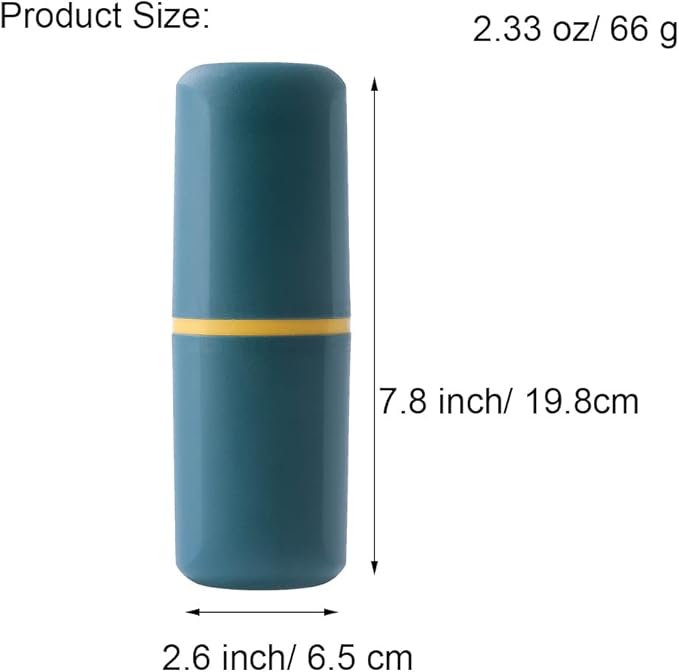 1 Pcs Travel Toothbrush Holder Plastic Toothbrush Travel Case Portable Toothbrush Holder for Travel Normal Toothbrush Electric Toothbrush Container for Traveling Business Camping Daily Uses