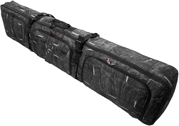 UNISTRENGH Padded Snowboard Bag With Wheels - Travel Bag for Single Snowboard and Snowboard Boots,Helmet,Clothes-StrideForce Fitness