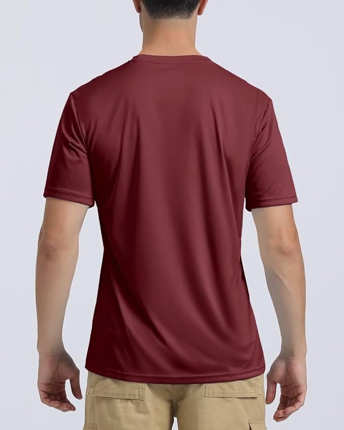 Boladeci Men's Swim Shirt Short Sleeve UPF 50+ Sun Protection SPF UV Moisture Wicking Lightweight Quick Dry Rash Guard-StrideForce Fitness