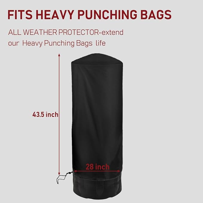 Freestanding Punching Bag Cover Outdoor Waterproof Protective Cover for Boxing Bag-StrideForce Fitness