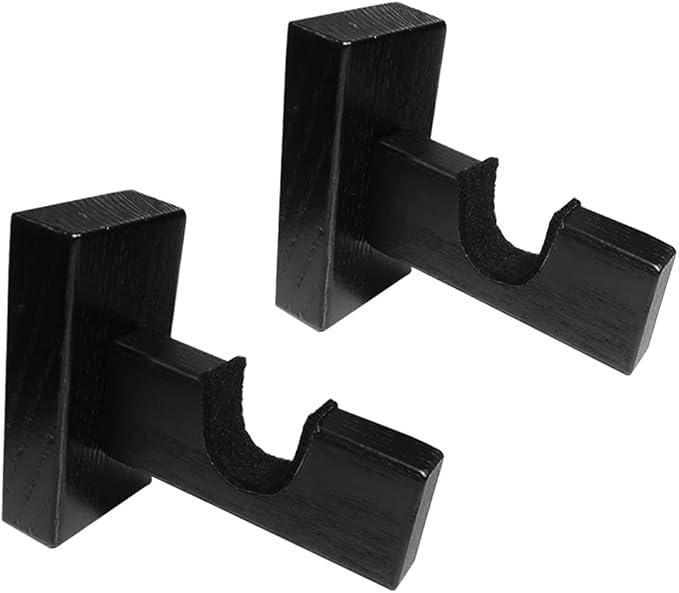 2Pieces Hockey Stick Display Wall Mount - Horizontal Wood Hanger Rack - Bracket-StrideForce Fitness