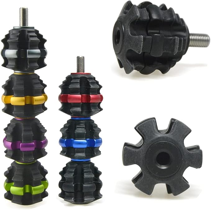 ZSHJGJR Archery Stackable Bow Stabilizer Ball Reduce Shock Absorber Balance Bar Vibration Damper Silencer for Recurve Compound Bow Hunting Shooting-StrideForce Fitness
