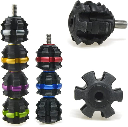 ZSHJGJR Archery Stackable Bow Stabilizer Ball Reduce Shock Absorber Balance Bar Vibration Damper Silencer for Recurve Compound Bow Hunting Shooting-StrideForce Fitness