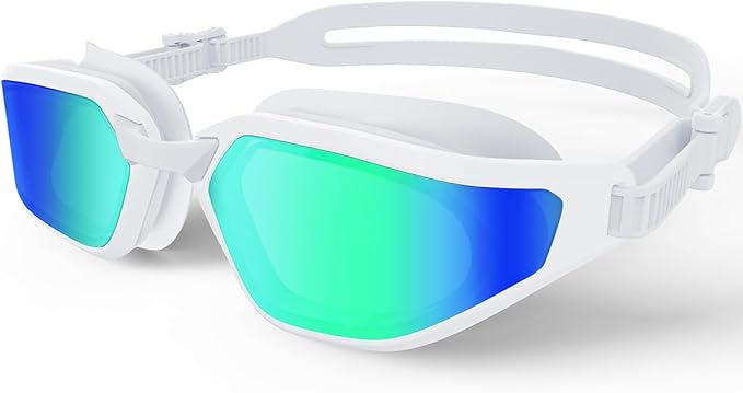 Swim Goggles, Unisex Adult Swimming Goggles for Men Women Youth - Anti Fog, Anti UV, No Leakage, HD Wider View-StrideForce Fitness