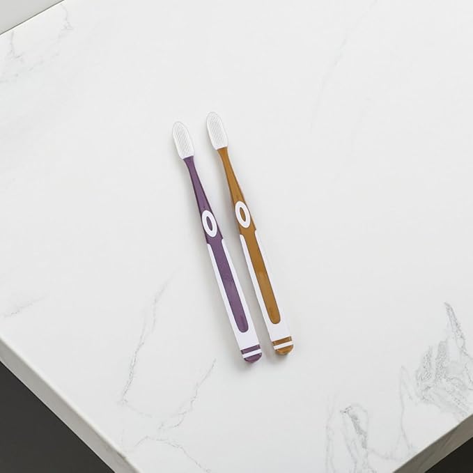 8PCS 8PCS Soft Bristle Silicone Toothbrush Replacement Heads Family for Adults Gentle Sensitive Gums Deep Cleaning Protective Travel-Friendly Oral Care