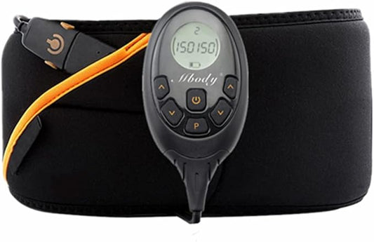 Pro Abdominal Fitness Abs Workout Belt 30''-55'' Black for Man and Woman-StrideForce Fitness