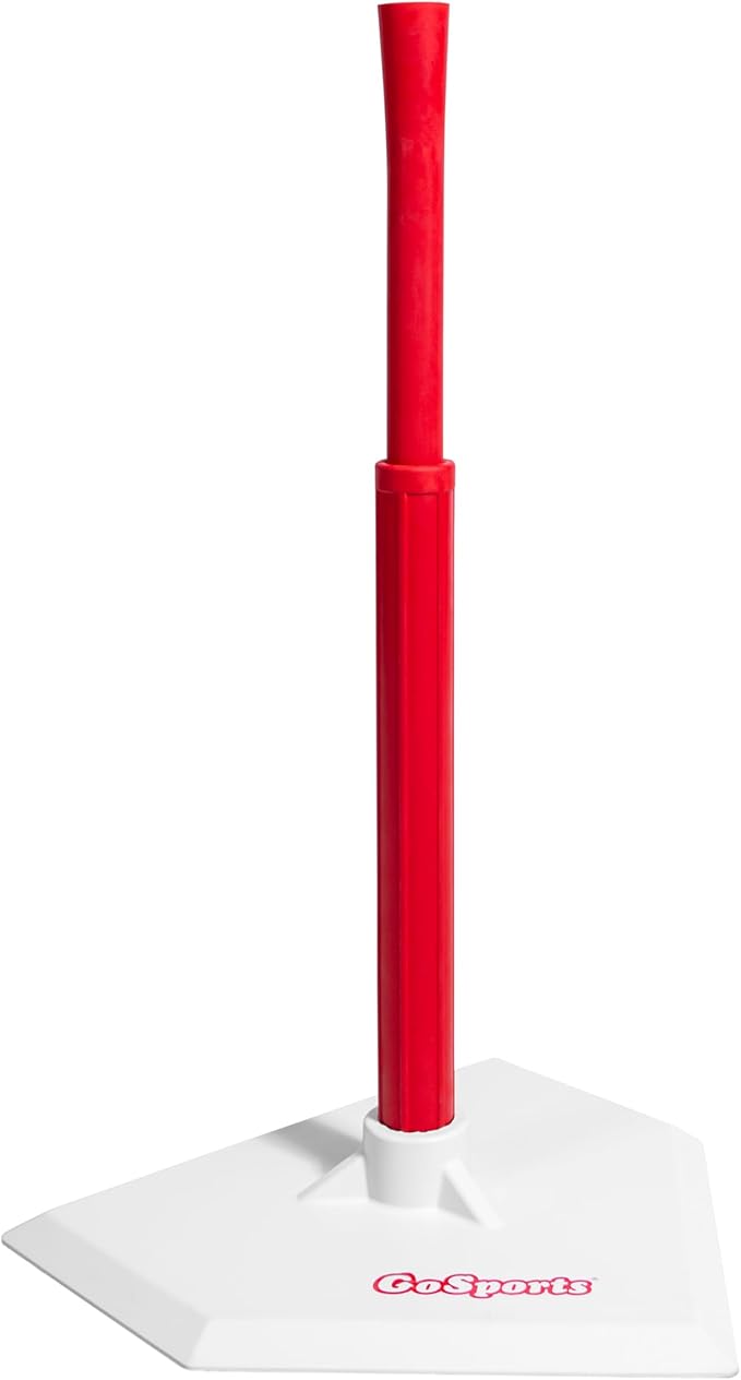 GoSports Baseball & Softball Batting Tees - Choose Jr. or Standard - Adjustable Rubber Hitting Tee-StrideForce Fitness